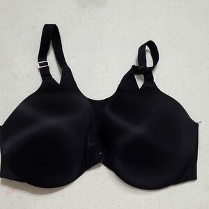 Soma Black Vanishing Back Full Coverage Underwire Bra size 38DDD